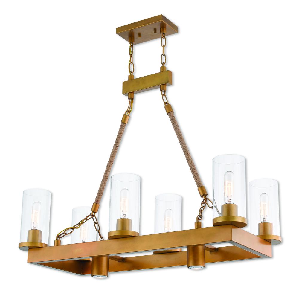 8 Lt AGD Linear Chandelier