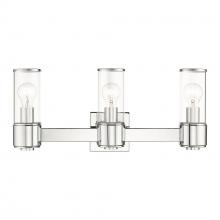 Livex Lighting 17143-05 - 3 Light Polished Chrome Vanity Sconce