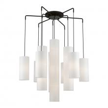 Livex Lighting 42658-04 - 15 Light Black Foyer Chandelier