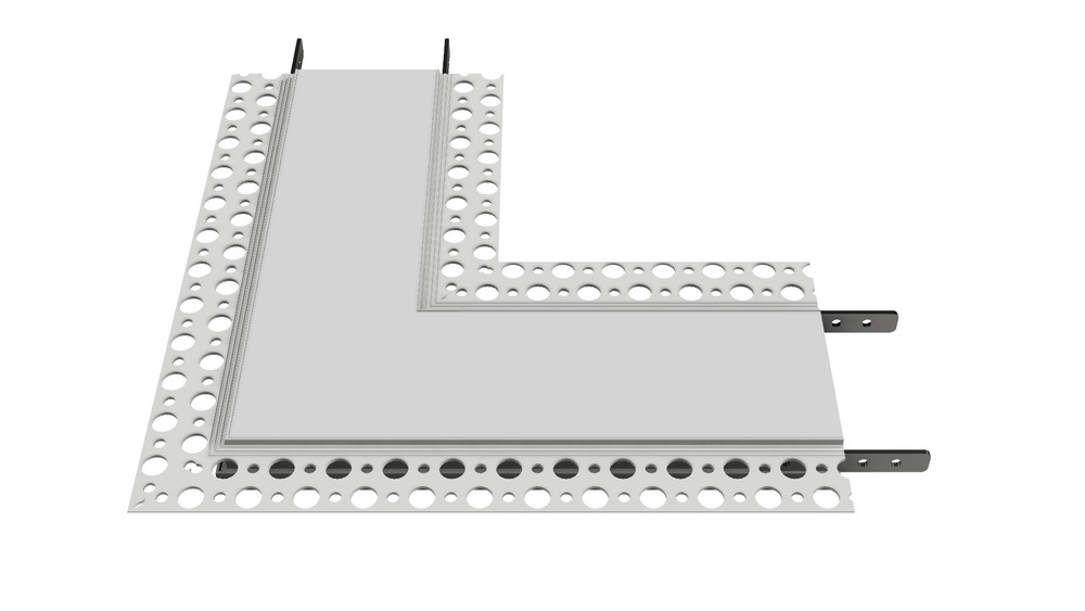 90-Degree Flat Corner Channel for Inspire Mud-In 2" Channel