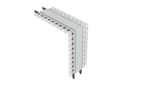 LED INSPIRATIONS CH1-COR-M10-9002 - 90-Degree Outside Corner Channel for Inspire Mud-In 1" Channel