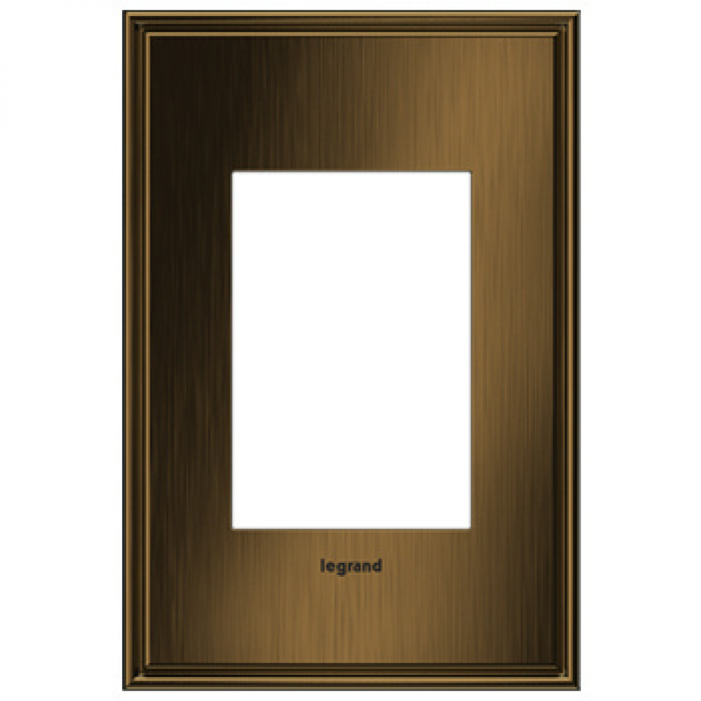 adorne® Coffee One-Gang-Plus Screwless Wall Plate