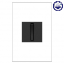 Legrand ASWR1532G4 - adorne® Whisper® Switch, Graphite, with Microban®