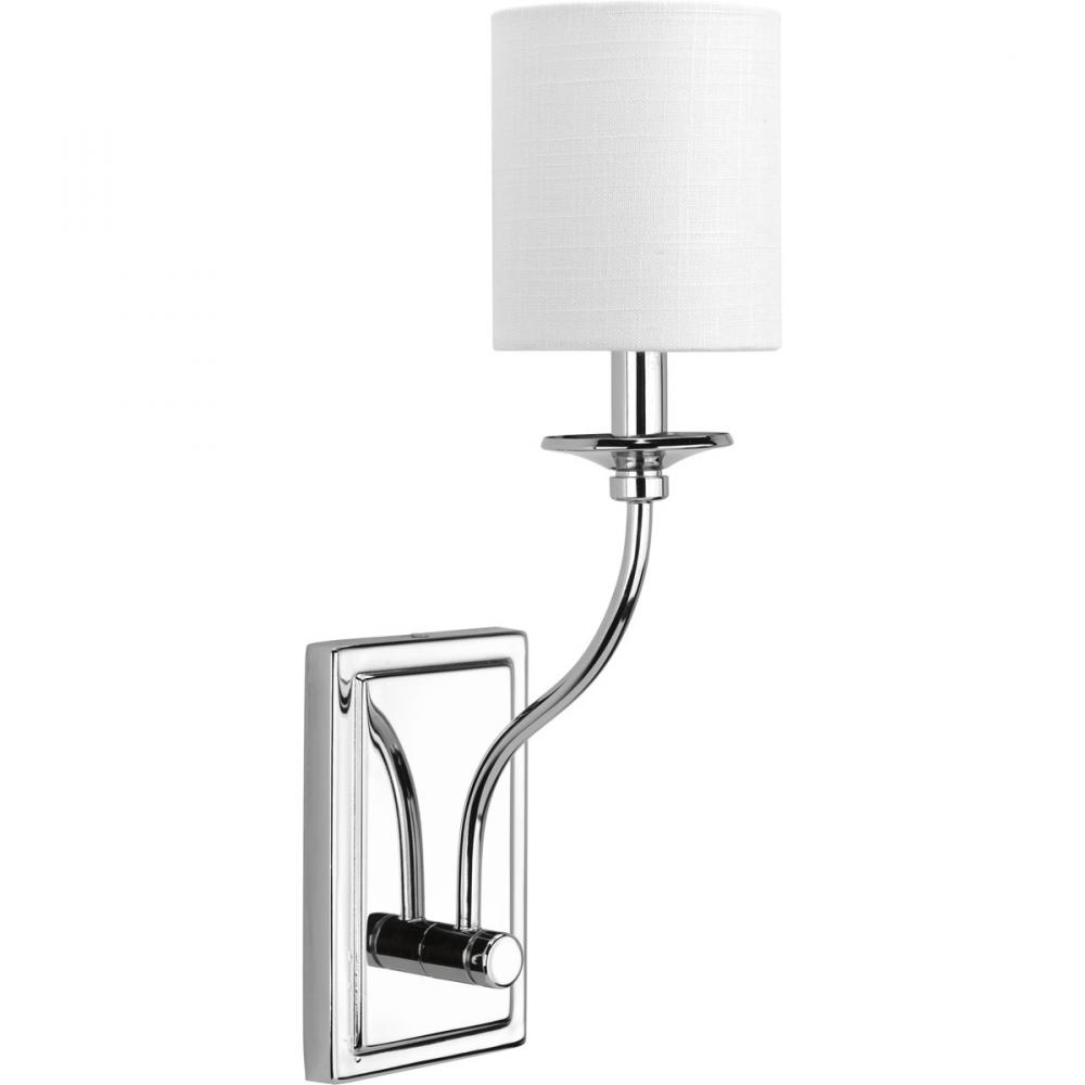 Bonita Collection Polished Chrome One-Light Wall Sconce