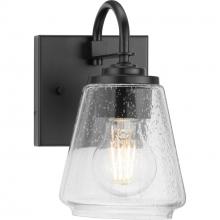 Progress P300472-31M - Martenne Collection One-Light Matte Black Modern Farmhouse Vanity Light