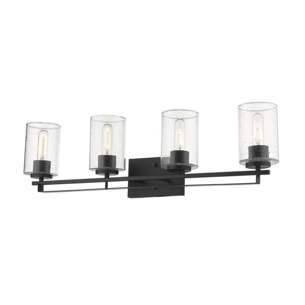 Orella 4-Light Matte Black Sconce