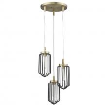 Acclaim Lighting IN31501AB - Reece 3-Light Aged Brass Chandelier