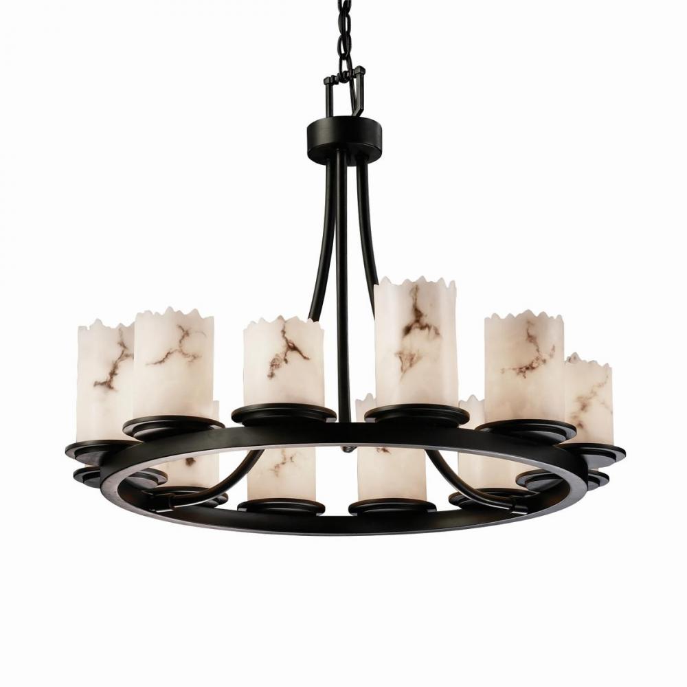 Dakota 12-Light Ring Chandelier (Short)