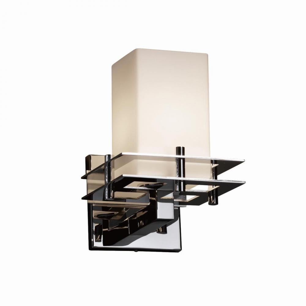 Metropolis 1-Light Wall Sconce (2 Flat Bars)