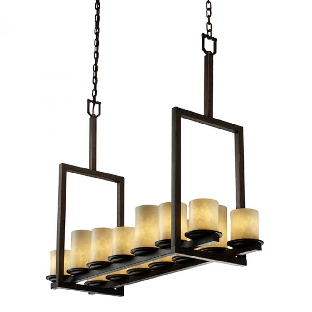 Dakota 14-Light Bridge LED Chandelier (Tall)