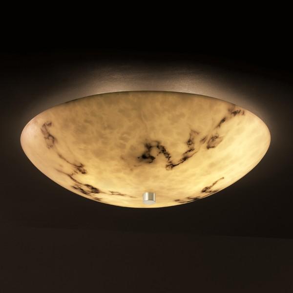 24" Semi-Flush Bowl w/ LED Lamping