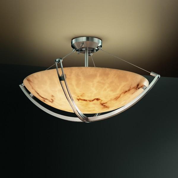 18" Semi-Flush Bowl w/ Crossbar