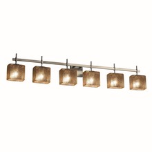 Justice Design Group FSN-8416-55-MROR-NCKL - Union 6-Light Bath Bar