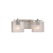 Justice Design Group FSN-8442-55-SEED-NCKL - Era 2-Light Bath Bar