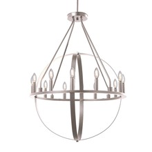 Justice Design Group NSH-4284-NCKL - Orbit 32" Chandelier