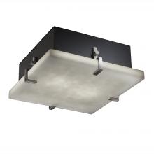 Justice Design Group CLD-5557-NCKL-LED3-3000 - Clips 16" Square LED Flush-Mount