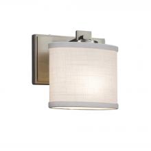 Justice Design Group FAB-8447-30-WHTE-NCKL - Era ADA 1-Light Wall Sconce