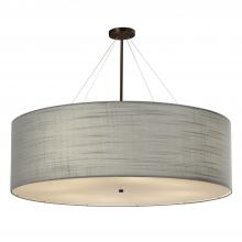 Justice Design Group FAB-9597-GRAY-DBRZ - Classic 48" Drum Pendant