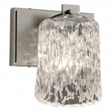 Justice Design Group GLA-8441-16-CLRT-NCKL - Era 1-Light Wall Sconce