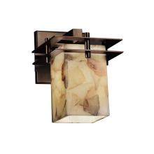 Justice Design Group ALR-8171-15-DBRZ - Metropolis 1-Light Wall Sconce (2 Flat Bars)