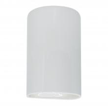 Justice Design Group CER-5260W-WTWT - Large ADA Cylinder - Closed Top (Outdoor)