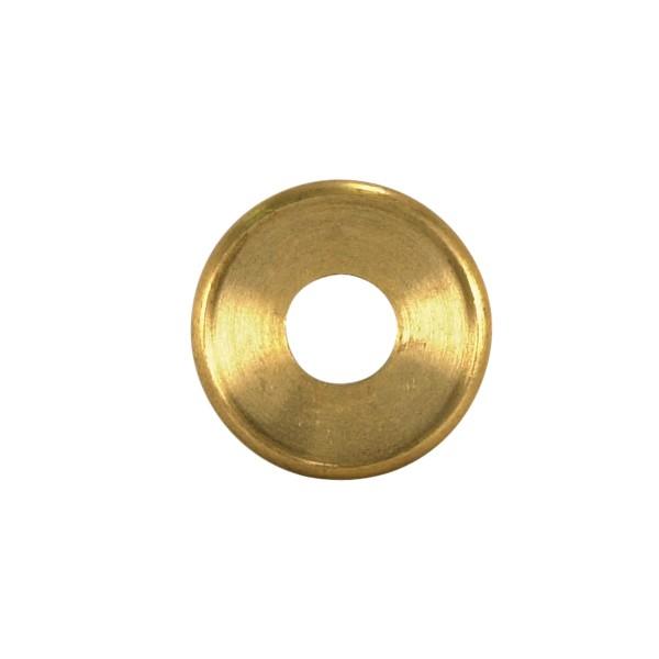 Turned Brass Check Ring; 1/8 IP Slip; Unfinished; 3/4" Diameter