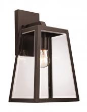 Trans Globe 50212 BK - Obsidian 15" Wall Lantern.