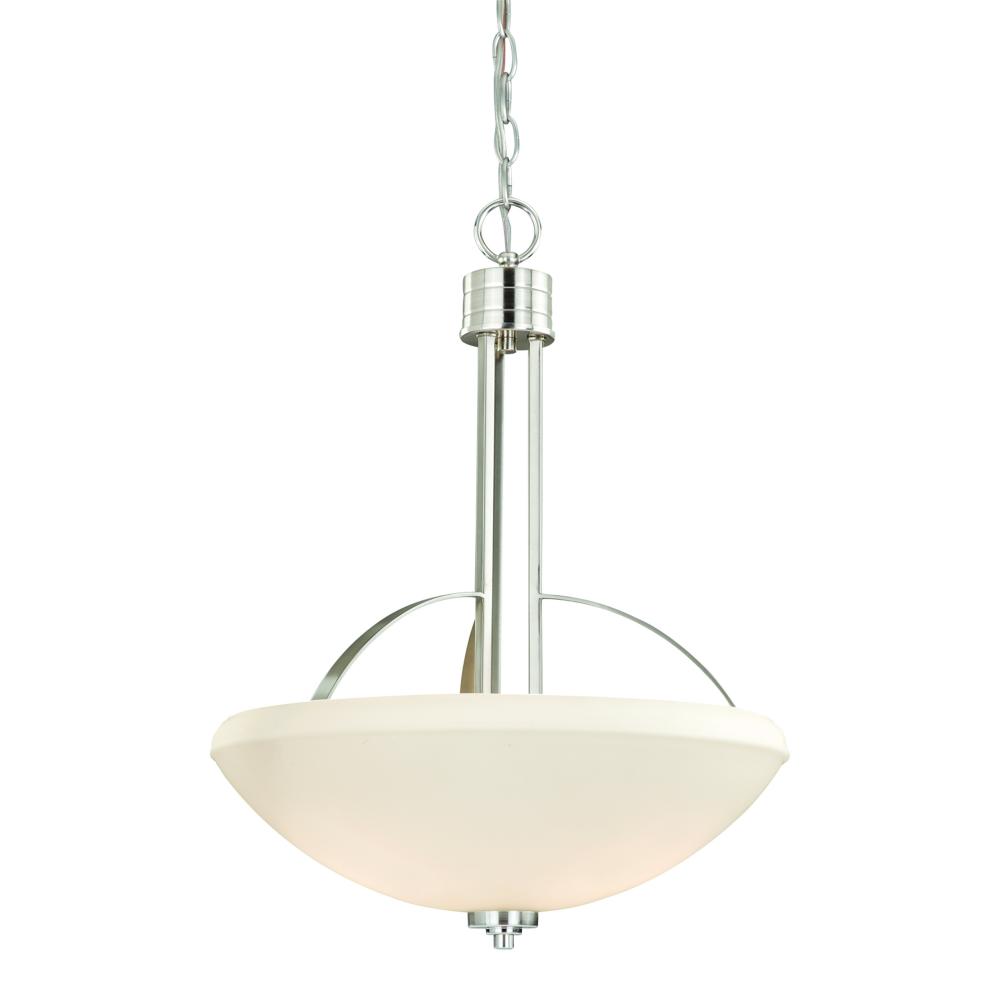 Solna 17-in Pendant Satin Nickel