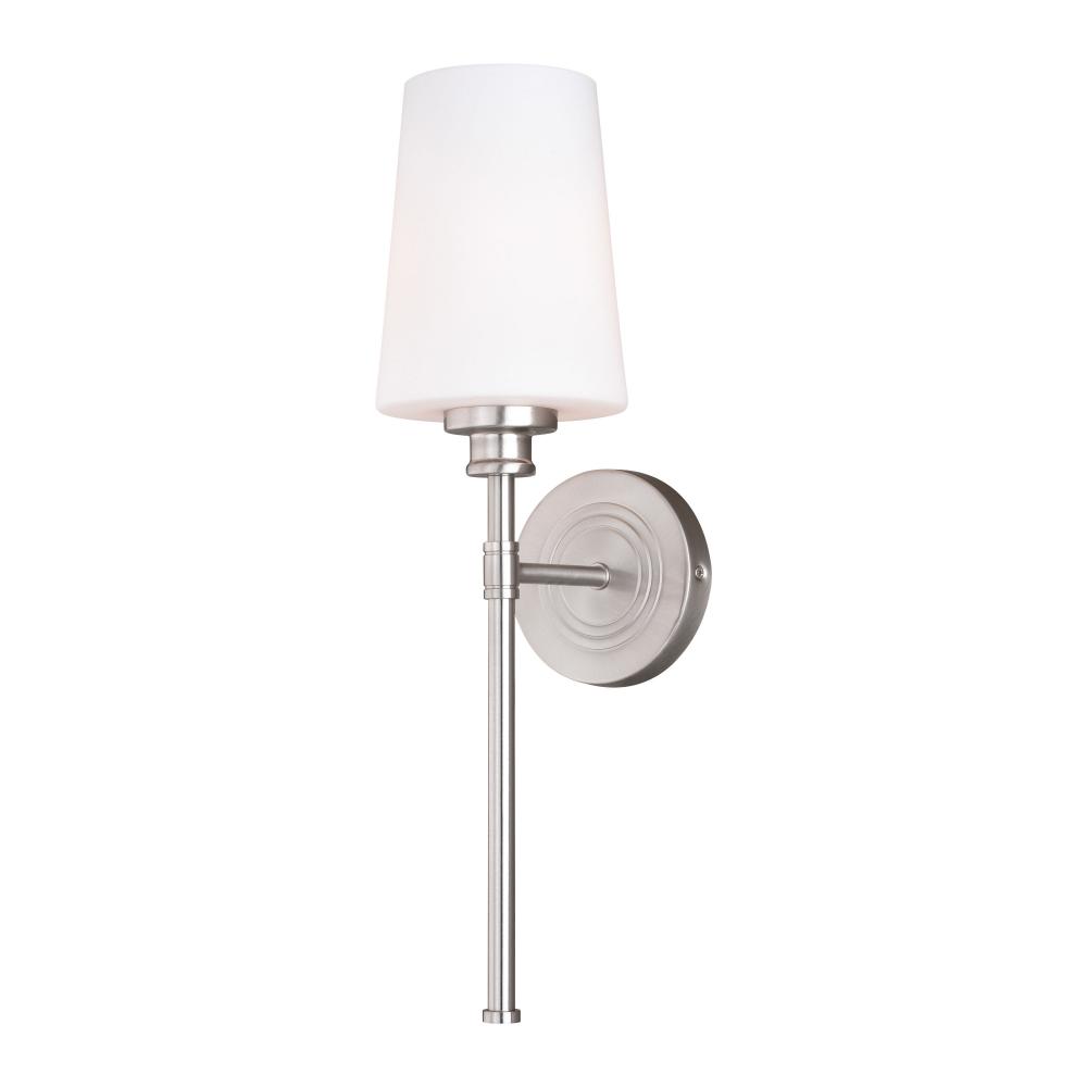 Clark Wall Light Satin Nickel