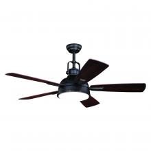 Vaxcel International F0060 - Walton LED 52-in LED Ceiling Fan Gold Stone