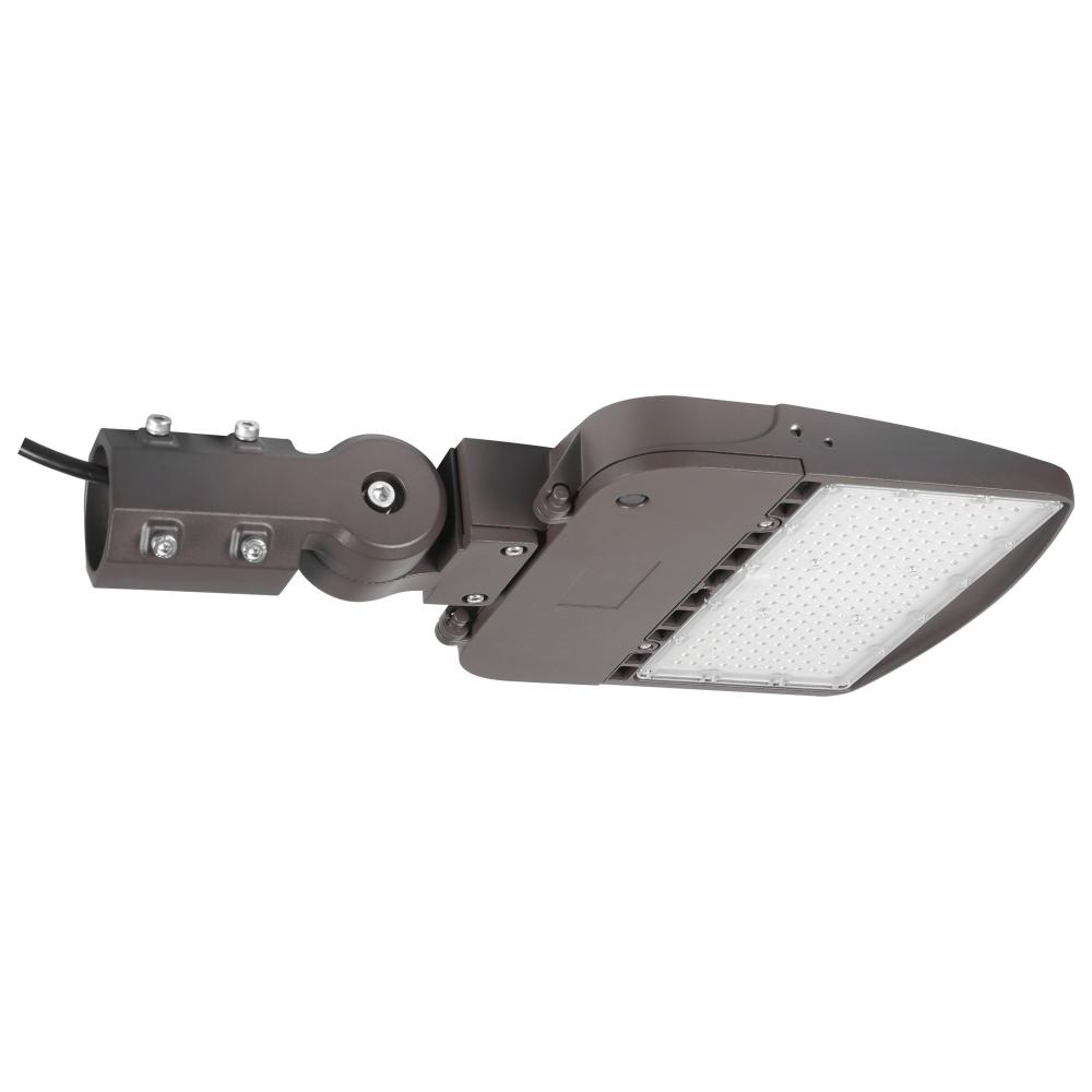 LED Area Light Type III; 200W; Bronze Finish; 4000K; 120-347V