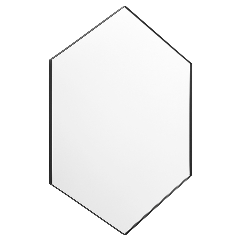 24x34 Hexgn Mirror - MB