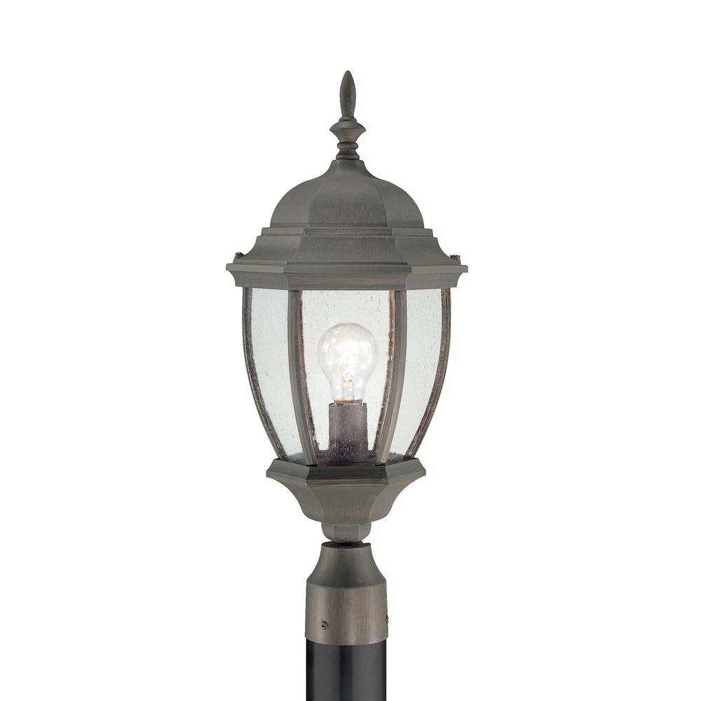 Thomas - Covington 21.5'' High 1-Light Outdoor Post Light - Painted Bronze