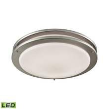 ELK Home CL782022 - Thomas - Clarion 15'' Wide 1-Light Flush Mount - Brushed Nickel